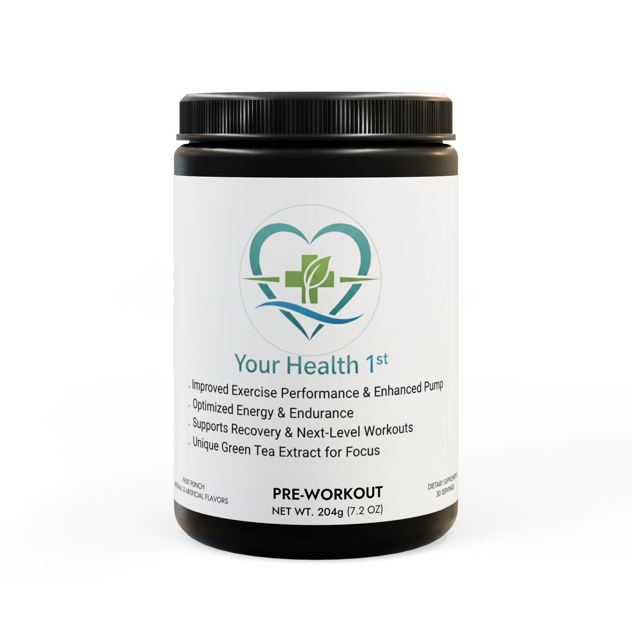 Pre-Workout Supplement, Fruit Punch (204g, 7.1oz)