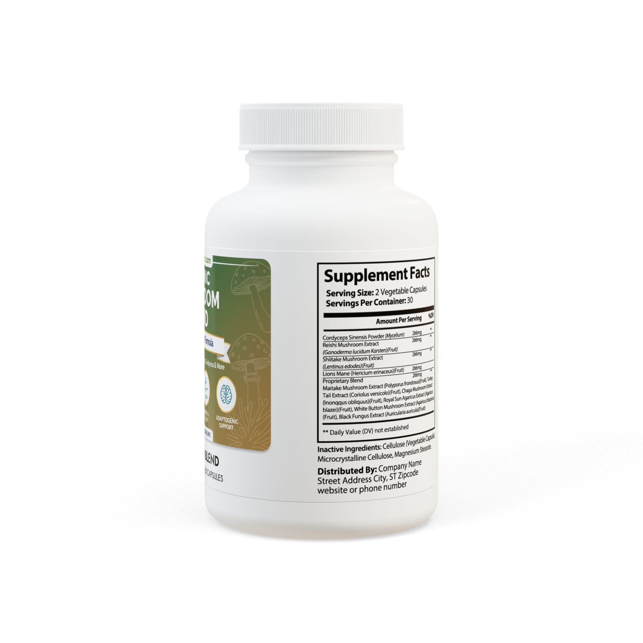 Mushroom Blend Supplement (60 Capsules)