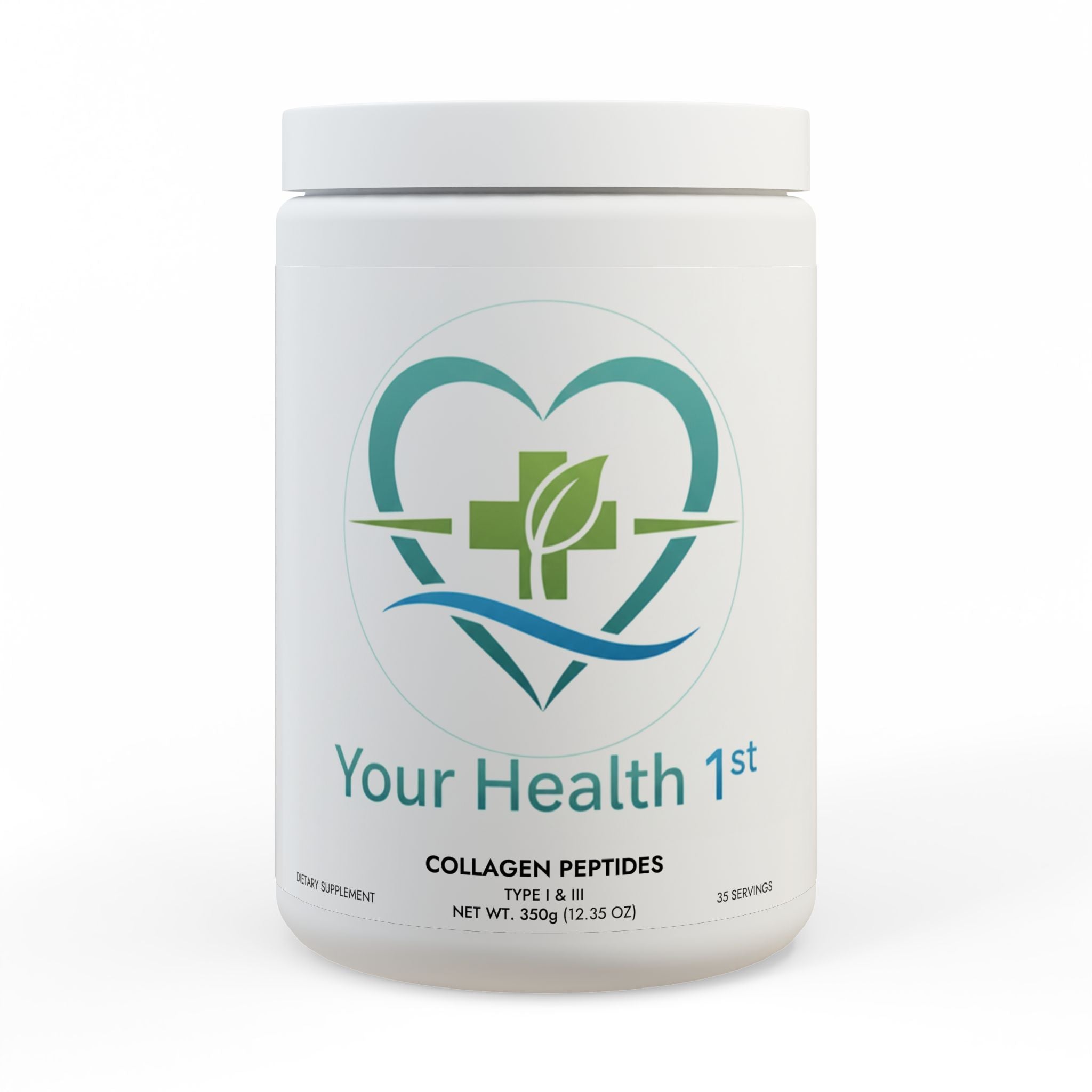 Collagen Peptides Type I & III Supplement (350g, 12.3oz)