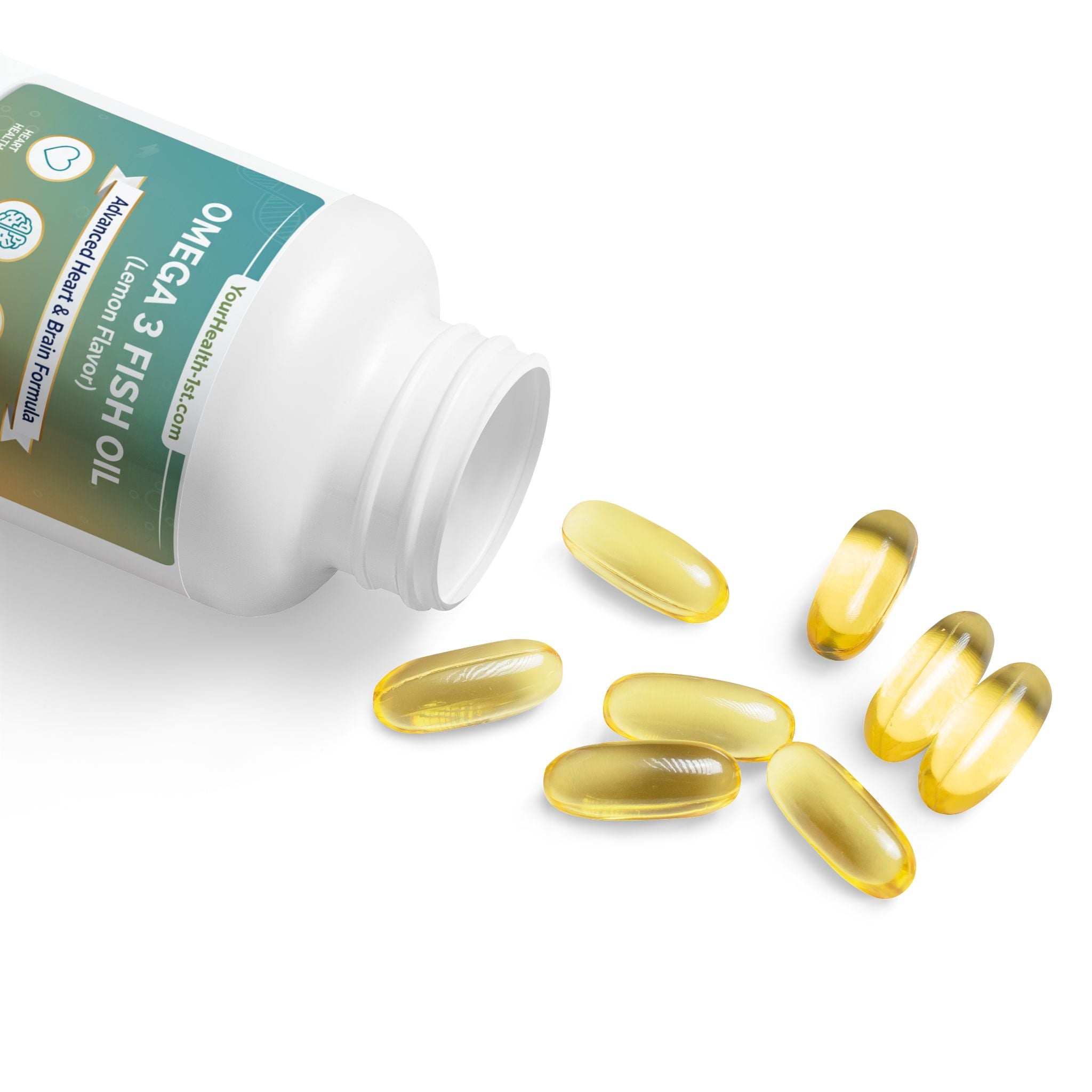 Omega 3 Fish Oil Supplement (60 Softgels)