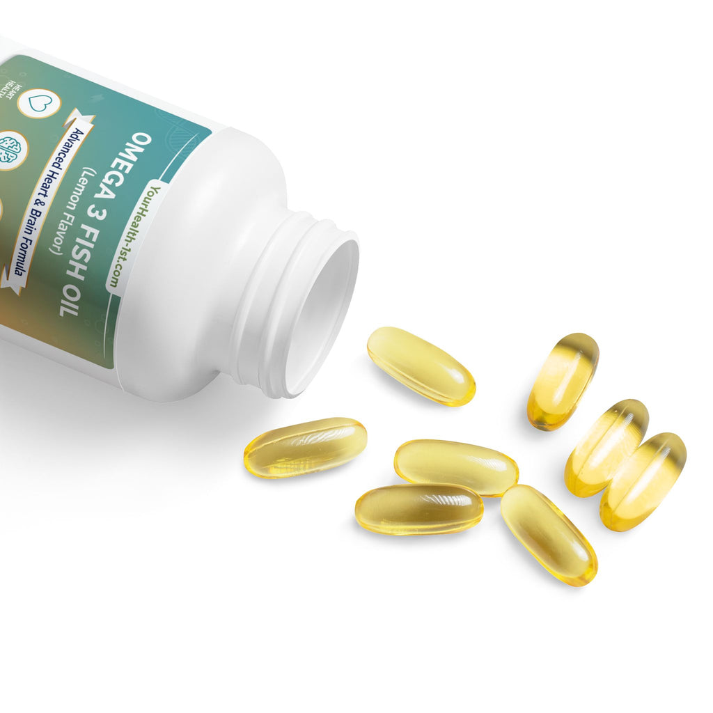 Omega 3 Fish Oil Supplement (60 Softgels)