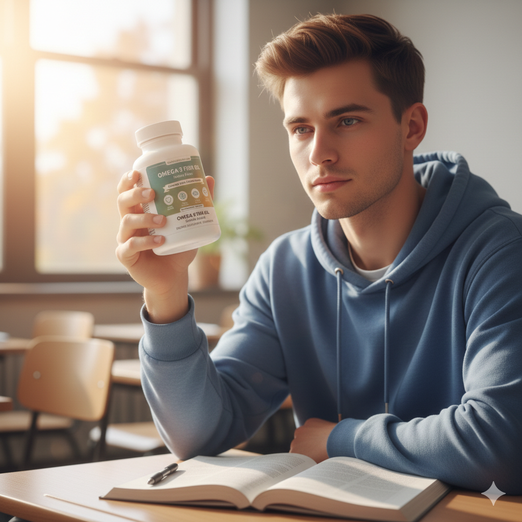 Omega 3 Fish Oil Supplement (60 Softgels)