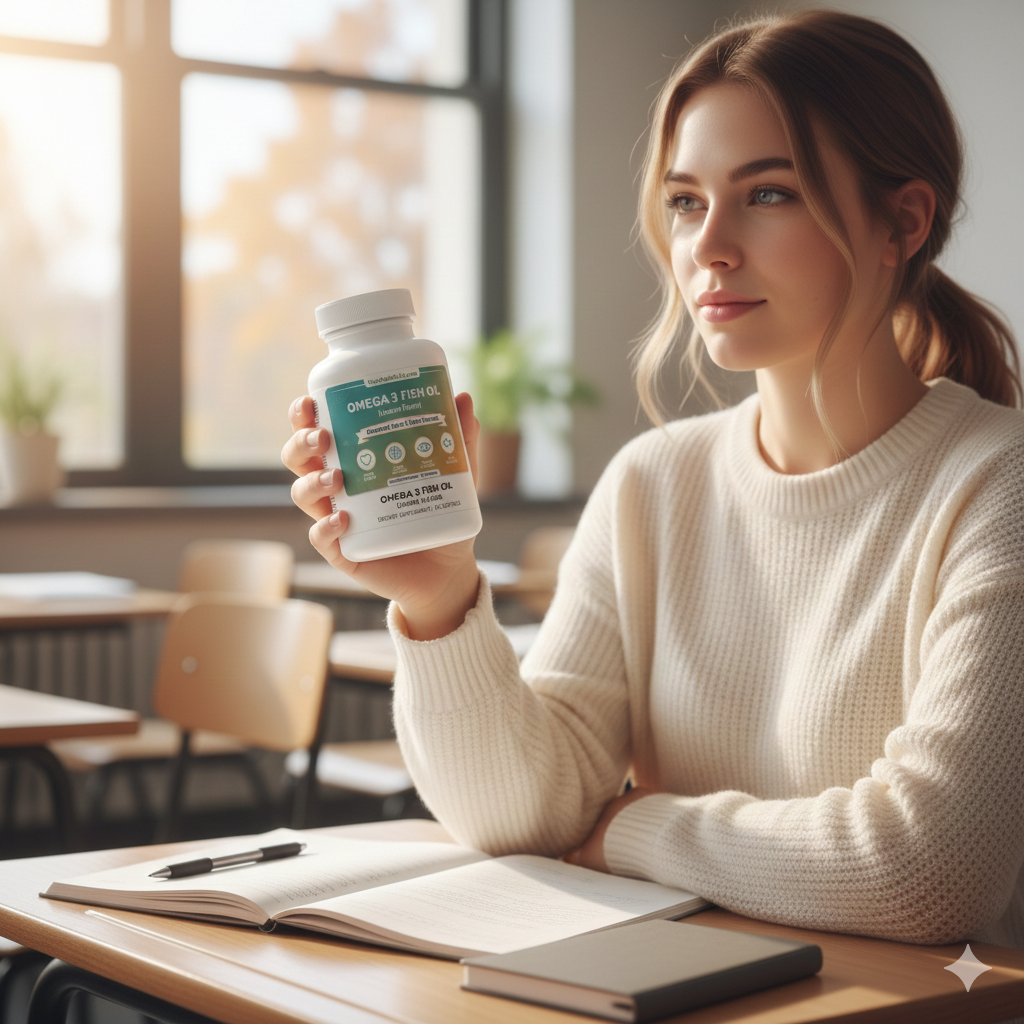 Omega 3 Fish Oil Supplement (60 Softgels)