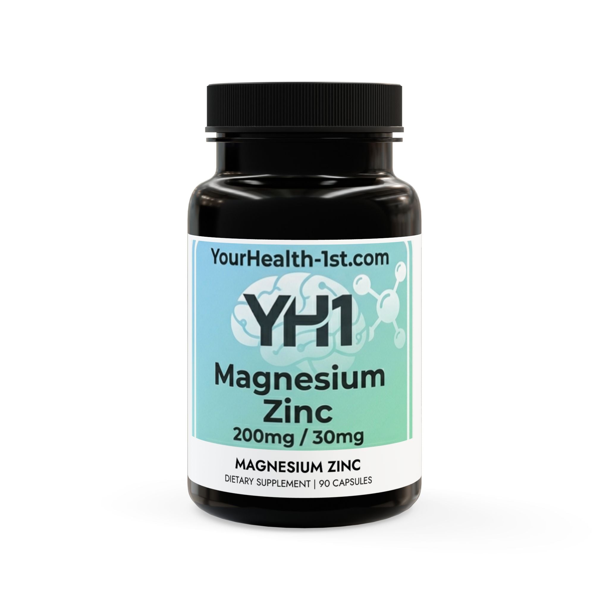 Magnesium Zinc Supplement (90 Capsules)
