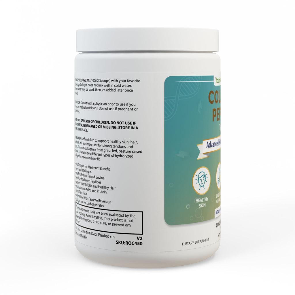 Collagen Peptides Type I & III Supplement (350g, 12.3oz)