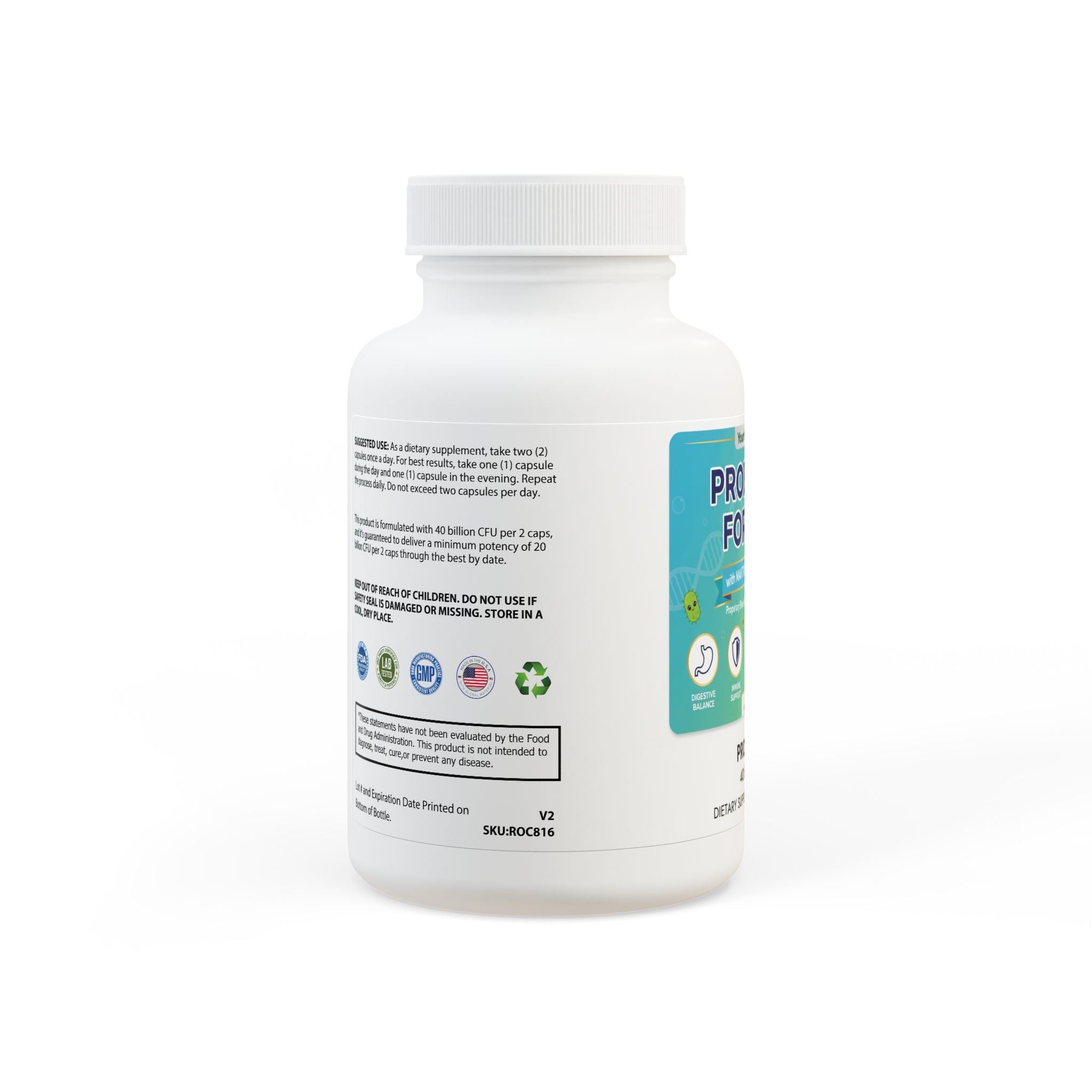 Probiotics Supplement (60 Capsules)