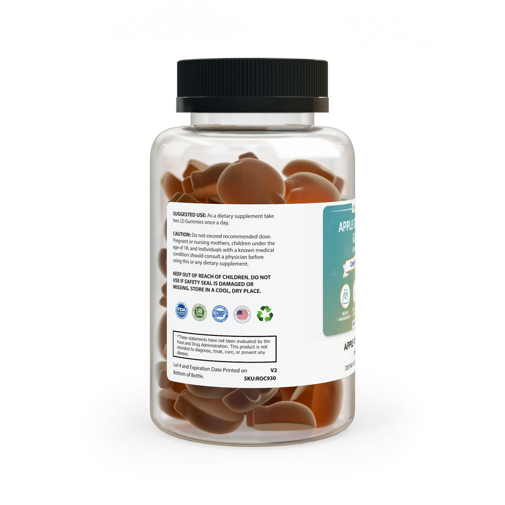 Apple Cider Vinegar Gummies (60 Gummies)